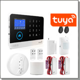 Охранно-пожарная GSM сигнализация «SmartСтраж Око-10» с 10 датчиками